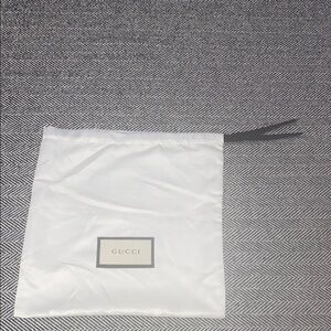 Gentle used Gucci White Dust Bag